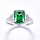 Emerald hõbesõrmus